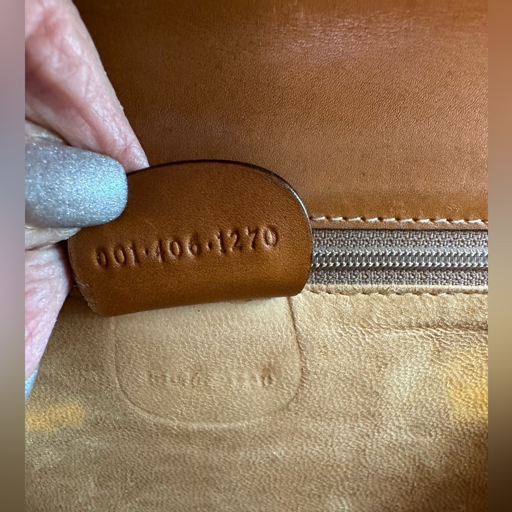 Gucci-Authentic-Vintage All Leather 2 Way Handbag Camel - Picture 7 of 13